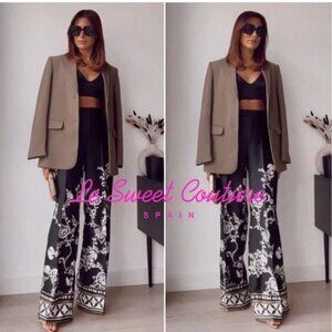 Zara floral lightweight pants